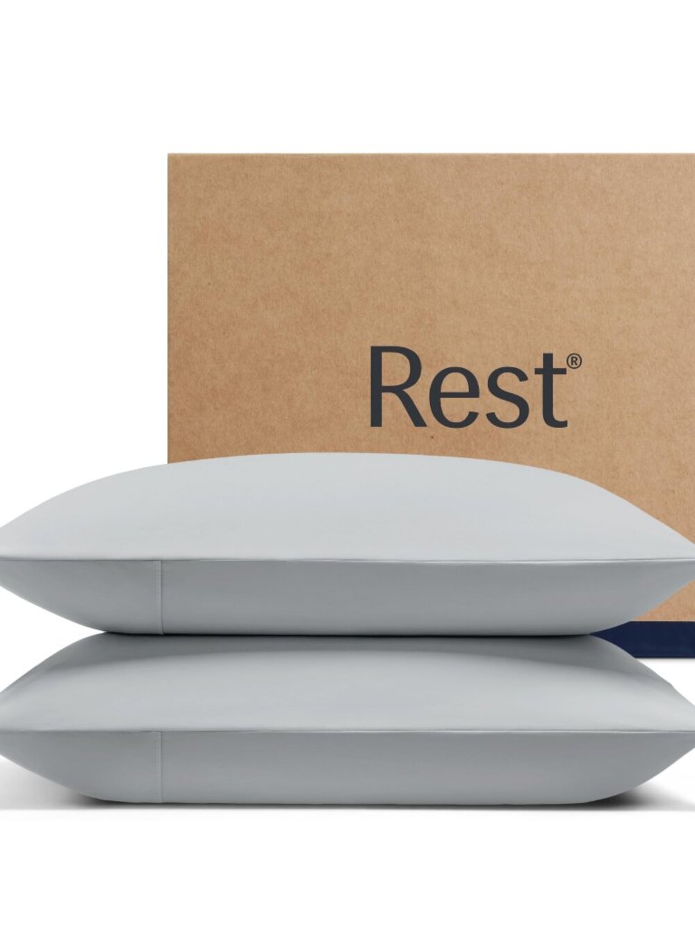 REST® Evercool®+ Cooling Pillowcases Standard - 2 Pillowcases for Sensitive Skin